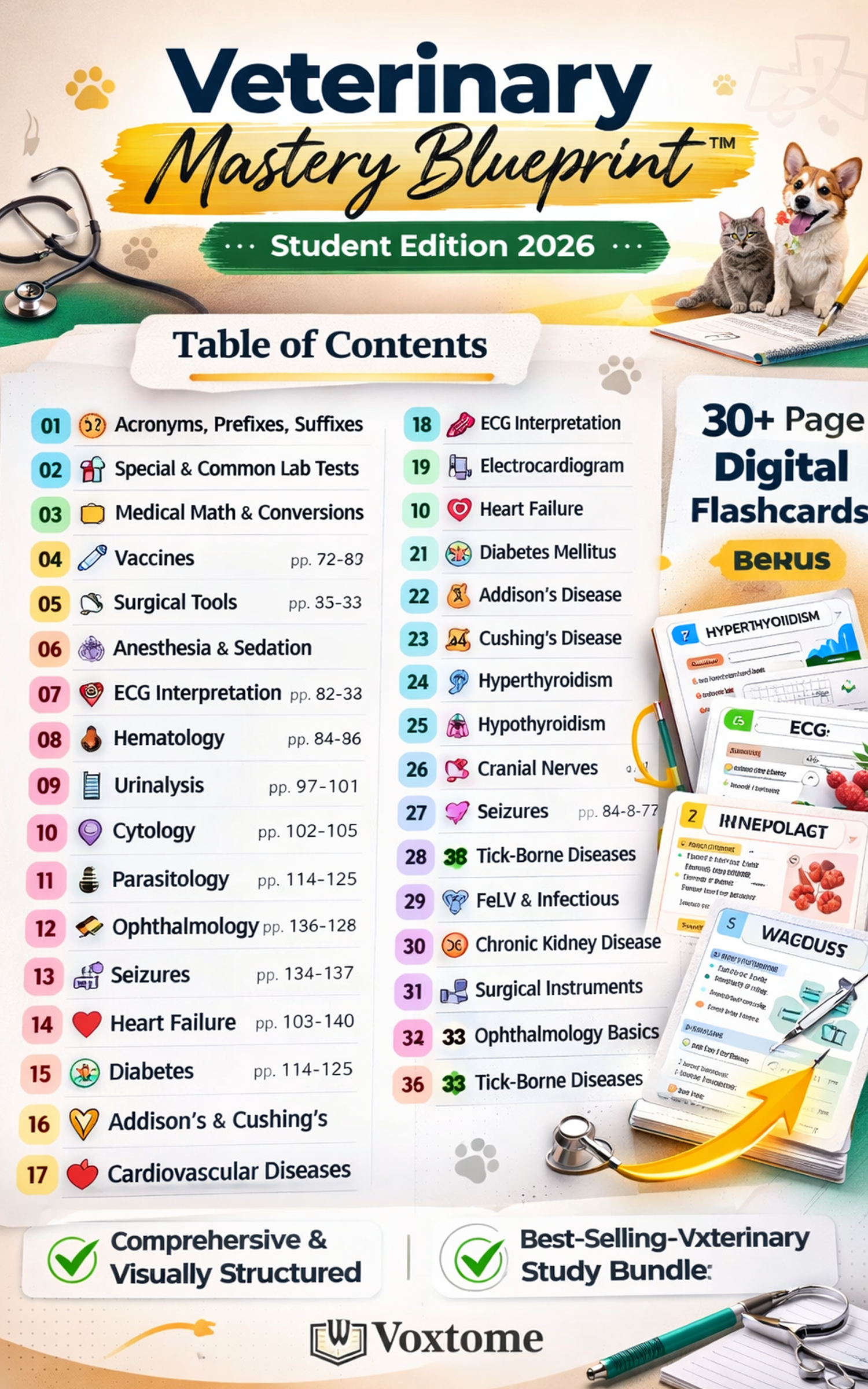 🐾 Veterinary Mastery Blueprint™ - Student Edition 2026 - Image 2
